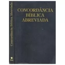 Livro Concordância Bíblica Abreviada - João Ferreira De Almeida [1992]