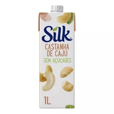 Bebida Vegetal Castanha De Caju Sem Açúcar Caixa 1 Litro Silk