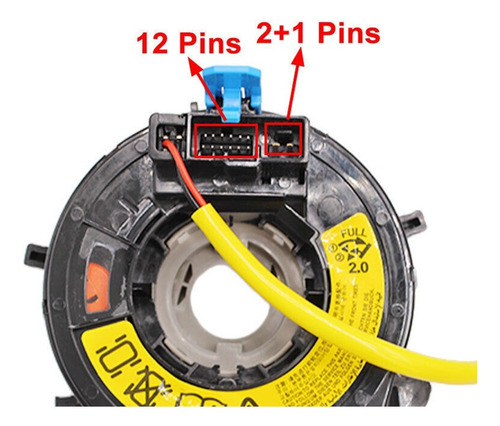 Pista Carrte Resorte Reloj Para Hyundai Accent 2012-2013 Foto 4