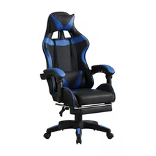 Silla Gamer Gaming Ergonomica Reclinable Azul