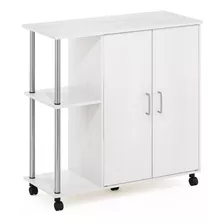 Furinno Helena Utility - Isla De Cocina Y Carrito De Almace.