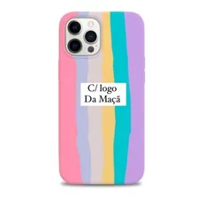 Capa Capinha Case Arco-íris Colorida Candy 7 11 12 Pro Max