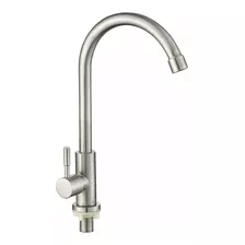 Torneira Aço Inox Escovado Mesa Bica Móvel