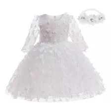 Vestido De Malha Bowknot Para Bebê, Princesa, Festa De Anive