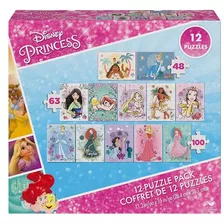 Disney Princesas 12-pack De Rompecabezas