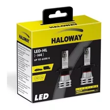 Kit Lâmpada Led H4 Haloway 12v 24v 24w 6500k