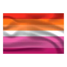 Bandera Lesbian 1mtr X1.5mt Orgullo Gay Lgbt