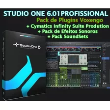 Presonus Studio One 6 Profissional + Cymatics Suite + Plugin