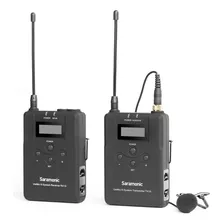 Saramonic Uhf Dual Lavalier Sistema De Micrófono Inalámbrico