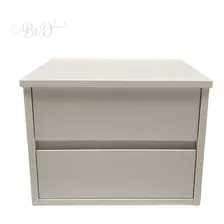 Módulo Mdf Com 2 Gavetas Mdf 15mm Branco 1 Unid. Para Embuti