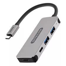 Sitecom Cn-384 Usb-c Hub 4 Puertos | Usb-c Macho A 2x Usb 3.