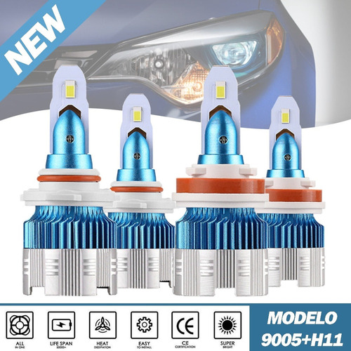 Kit De Faros Led Auto 16000lm 120w Para Para Toyota Csp Foto 9