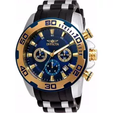 Reloj Invicta Pro Diver Con Pulsera De Caucho, Ref. 22339