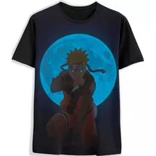 Camisas Camiseta 3d Full Anime Naruto Uzumaki Personagem Top