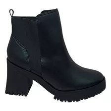 Bota Coturno Feminina Vizzano Cano Curto Calce Elastic