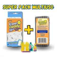 Pack Esponja Eraser Daddy + Damp Duster