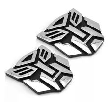 2x Emblema Adesivo 3d Transformers Autobot Tuning Carro 7x7