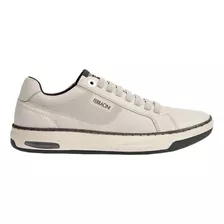 Sapatênis De Couro Masculino Ferracini Off White Angra Ba