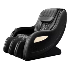 Sillón Masajeador Caliber Bluetooth Reclinable Premium 3 D Color Negro