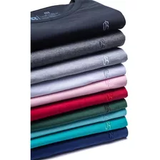 Kit 10 Camisetas Masculina Básicas Atacado Fio 30.1 Premium