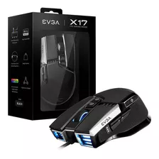 Mouse Gamer Evga X17 Negro 16000 Dpi 10 Botones Rgb Pesas