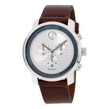 Movado Reloj De Cuarzo Audaz Con Esfera Plateada Para Hombre