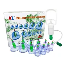 Kit X12 Ventosas Chinas Set Copas Masajes Terapia Celulutis 