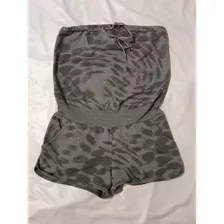 Enterito Ayres Mujer Animal Print Gris