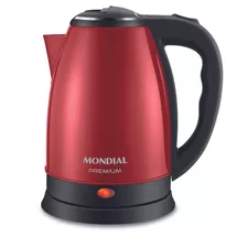 Chaleira Elétrica Pratic Inox Ce-06-r Vermelha Mondial Cor Vermelho 220v