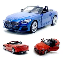 Bmw Z4 M40i Miniatura Metal Coche Con Luces Y Sonido 1/30