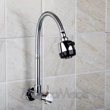 Torneira De Parede Cozinha Gourmet Com Ducha Móvel Flex