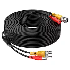 65 Pies All-in-one Cable De Extensión Video Bnc Con El Conec