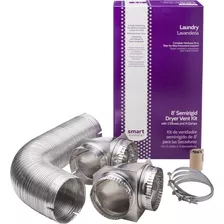 Kit De Ventilación De Secadora Semirrígido 8' 