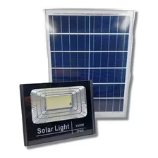 Refletor Led 100w Energia Solar Placa Holofote Led Economia Cor Da Carcaça Preto Cor Da Luz Branco-frio