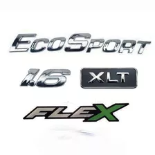 Kit Emblemas Ecosport 1.6 Xlt Flex 2004/2012...