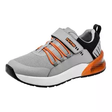 Tenis Junior Yuyin 22070 Gris Negro 22-25 109-512