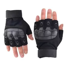 Guantes Cortos Con Protección Para Motos Bicicletas Tacticos