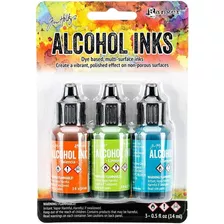 Tintas Alcohol Ranger 19787 3 Pack 14 Ml Ink Springbreak 