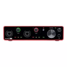 Interface De Áudio Focusrite Scarlett 4i4 3ra Geração