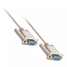 Cable Serial Null Modem Db9 Rs232 Hembra Hembra 1.8 Metros