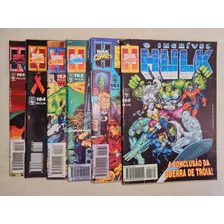 Lote O Incrivel Hulk 160 A 165 Editora Abril 1990 Otimas