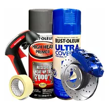 Kit Pintura Para Caliper Azul Bmw Rust-oleum (tuning)