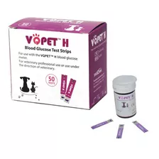 Tiras De Glucometro Veterinario Vqpeth X 50 Color Violeta