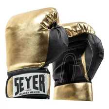 Guantes De Box Seyer Metal Pro Mediano 12oz Dorado