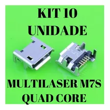 10 Conector De Carga Usb Multilaser M7s Quad Core