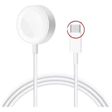 Cabo Carregador Sem Fio Usb-c Para Apple Watch Series 2 Ao 7 Cor Branco