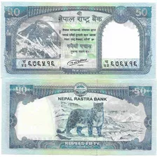 Billete Nepal 50 Rupias Año 2015 Sin Circular