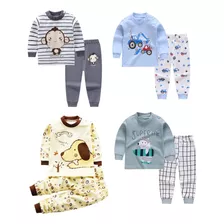 Conjunto Pijama Para Niños De 1 A 5 Años Gran Oferta 