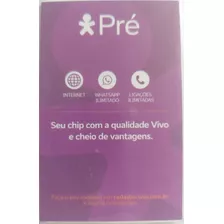 Kit 10 Chips Vivo Combo 4g C/ 10 Reais De Crédito Ddd Livre 