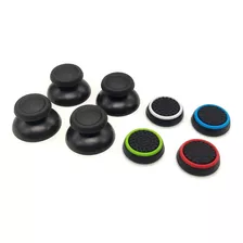 4 Botões Analógicos + 2 Pares De Grips Controle Ps4 Cor Preto 0